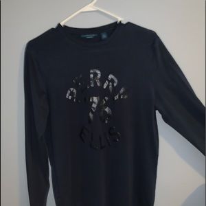 Navy blue long sleeve Perry Ellis